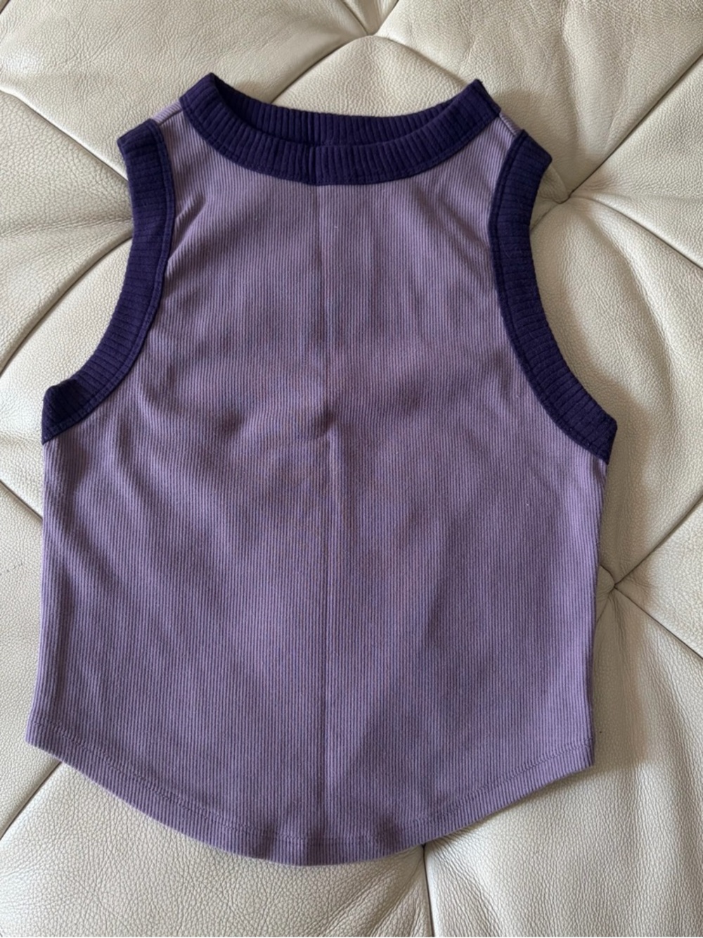 wild fable Lavender Tank with Deep Purple Trim